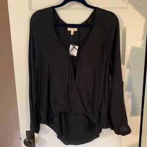 NWT Urban Outfitters Strappy Front Blouse